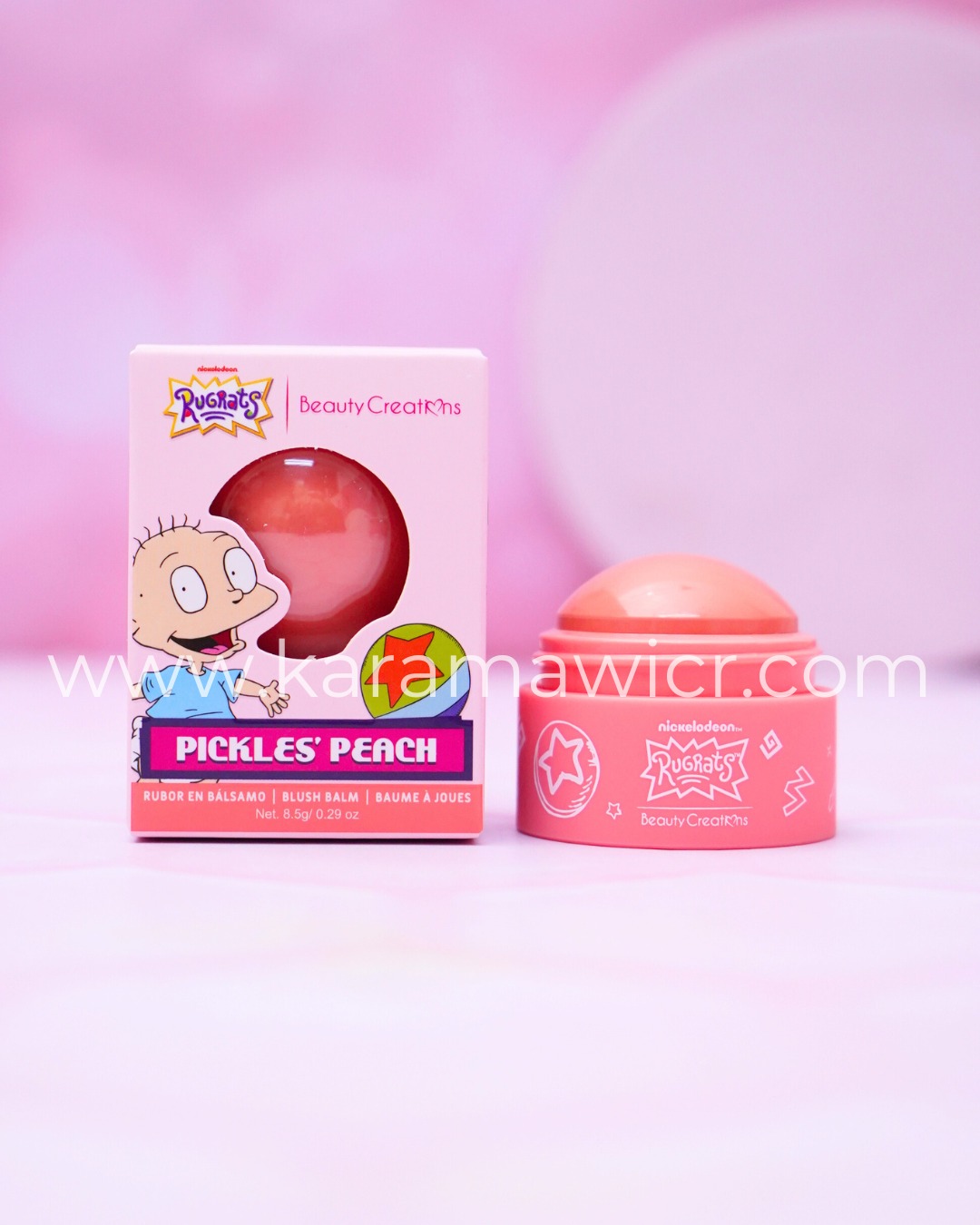 RUBOR Y BALSAMO-PICKLES PEACH-XRUGRATS-BEAUTY CREATIONS